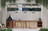 Zo maak je een buitenkeuken die het hele seizoen meegaat