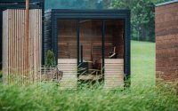 De barrel sauna staat straks gewoon achter in je tuin